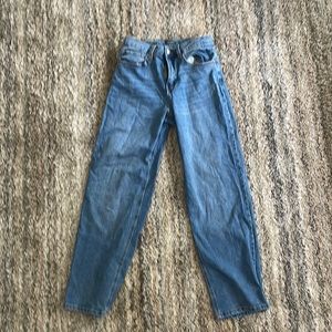 Wild Fable size 2 Denim Blue High Rise Dad Jeans